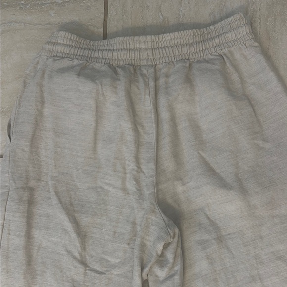 Aritzia Wilfred Linen Mix Pant in natural beige, size S - Picture 13 of 16